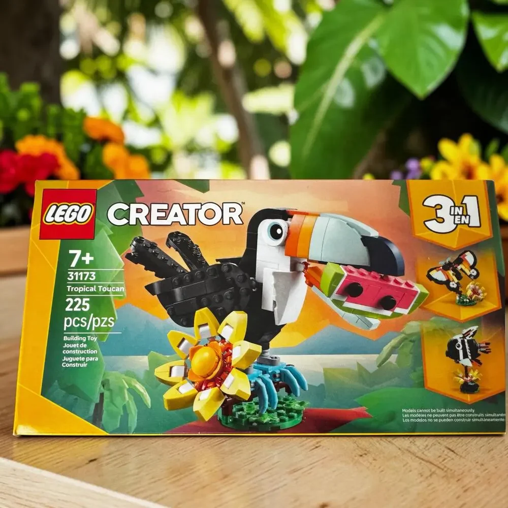 LEGO Creator 3 in 1 Animal Set Lot Tropical Toucan Turtle Water Lily New Sealed